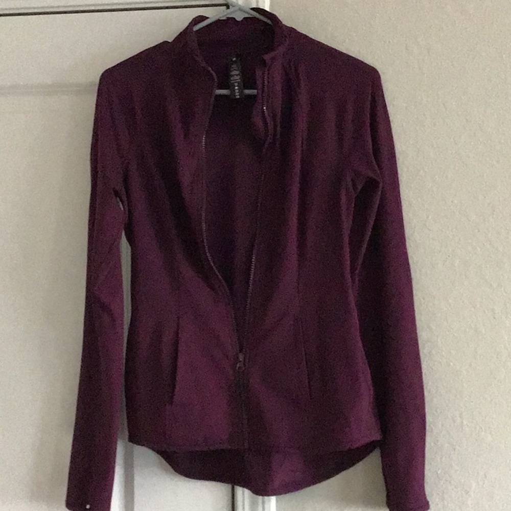 Yogalicious Maroon Athletic Jacket